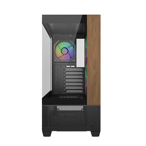 Cooler Master Elite 690 Wood ARGB ATX Mid Tower Case